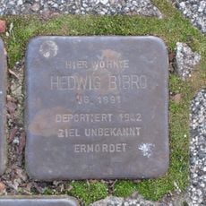 Stolperstein dedicated to Hedwig Bibro