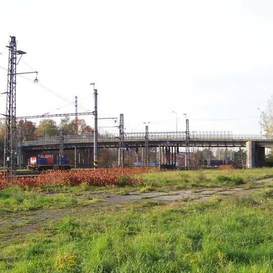 Most ulice Čs. armády přes železniční trať v Bohumíně