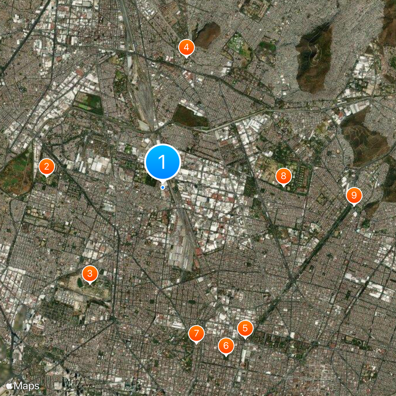 Mexico City Arena Map