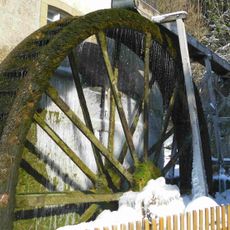 Mühlrad Heroldsmühle 3 in Heiligenstadt in Oberfranken