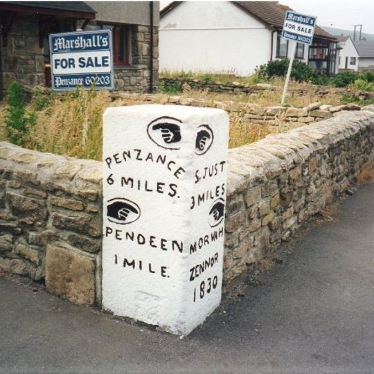 Milestone Approximately 15M North-East Of Chy Lowena Cottage