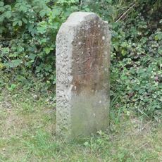 Milestone adjacent to Bridge Number 10 an Macclesfield Canal