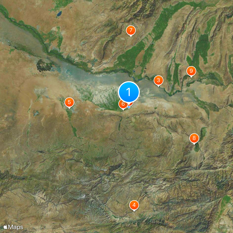 Mazâr-e Charîf Carte