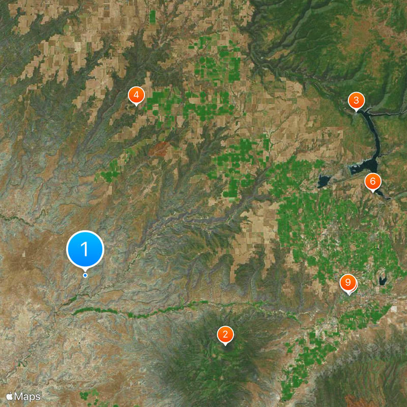Canyons of the Ancients National Monument Map