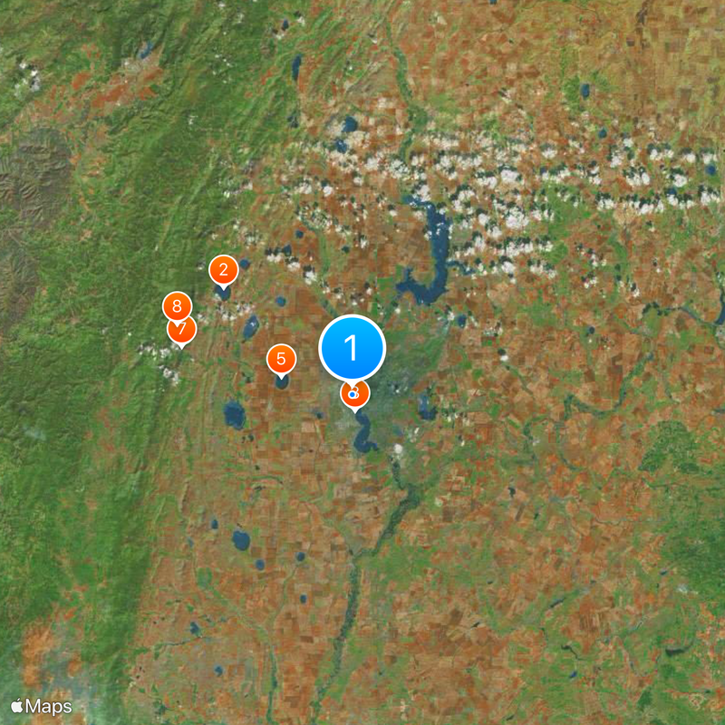 Rear-front Memorial Mapa