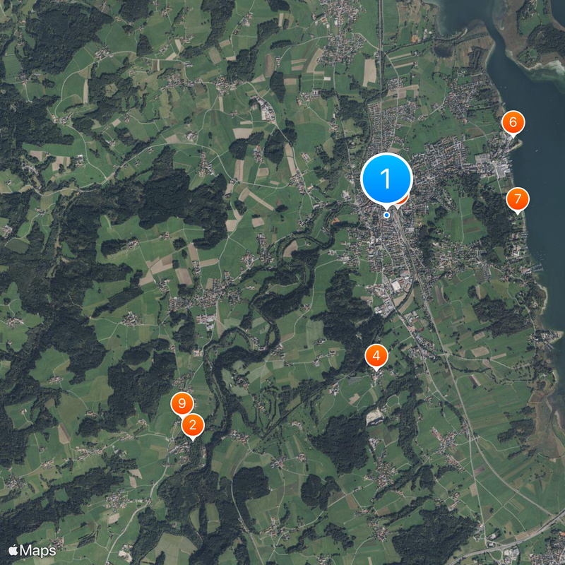 Prien am Chiemsee Carte