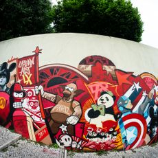 Mural for Passeio Literário da Graça