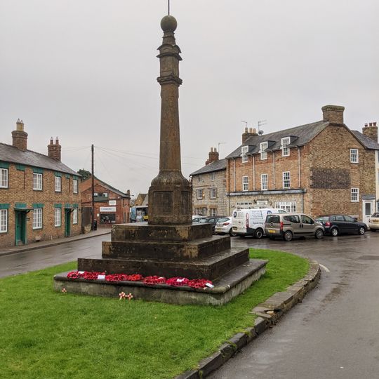 War Memorial on Green East of House Next to Lewis the Butcher