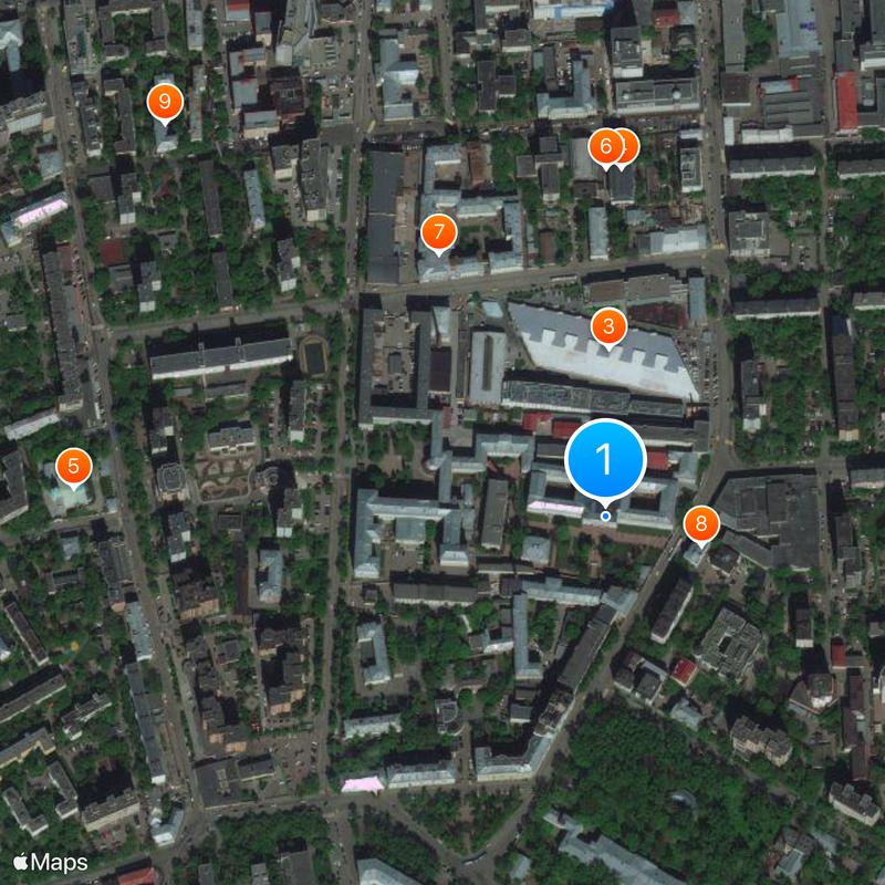 Russian University of Transport Map