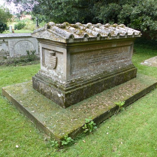 Pair of tombs at east end of Church of St Michael