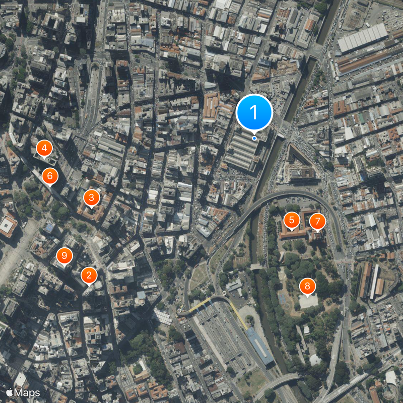 Municipal Market of São Paulo Map