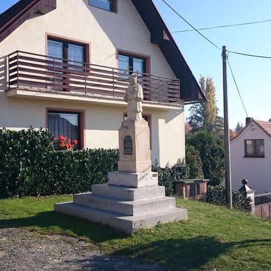 Socha svatého Jana Nepomuckého v Chlumčanech