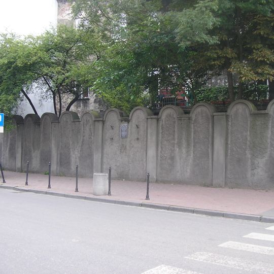 Kraków Ghetto wall fragment at Lwowska Street