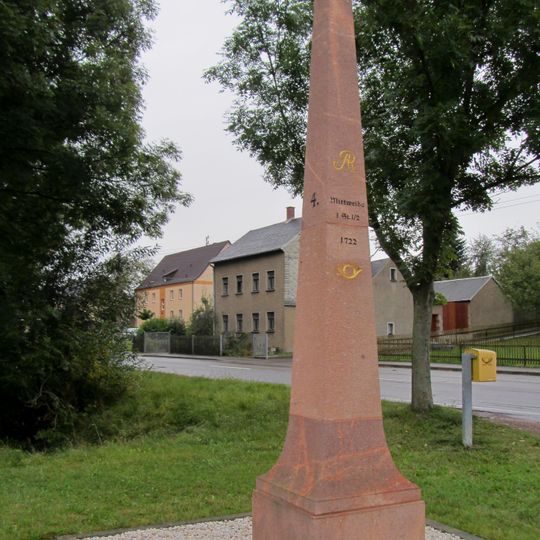 Kursächsische Postmeilensäule Erlau
