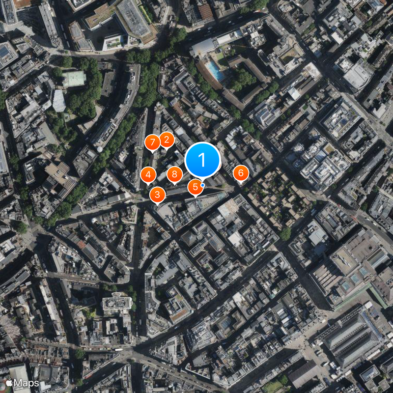 Donmar Warehouse Mapa