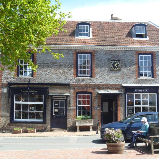 Wood Butchers And House Attached To The South