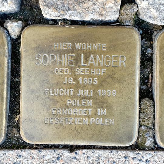 Stolperstein en memoria de Salomon  Langer