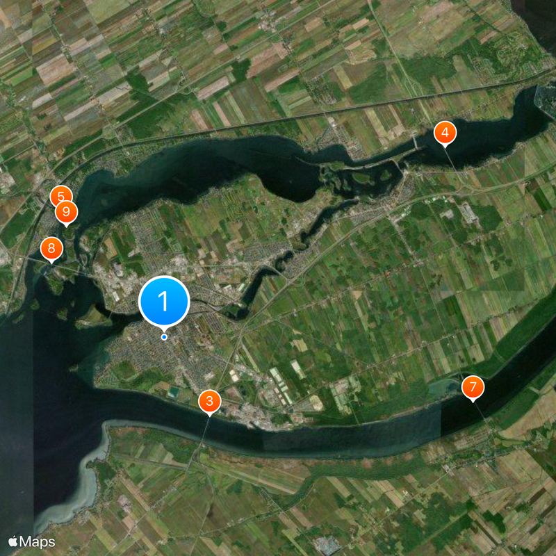 Salaberry-de-Valleyfield Mapa