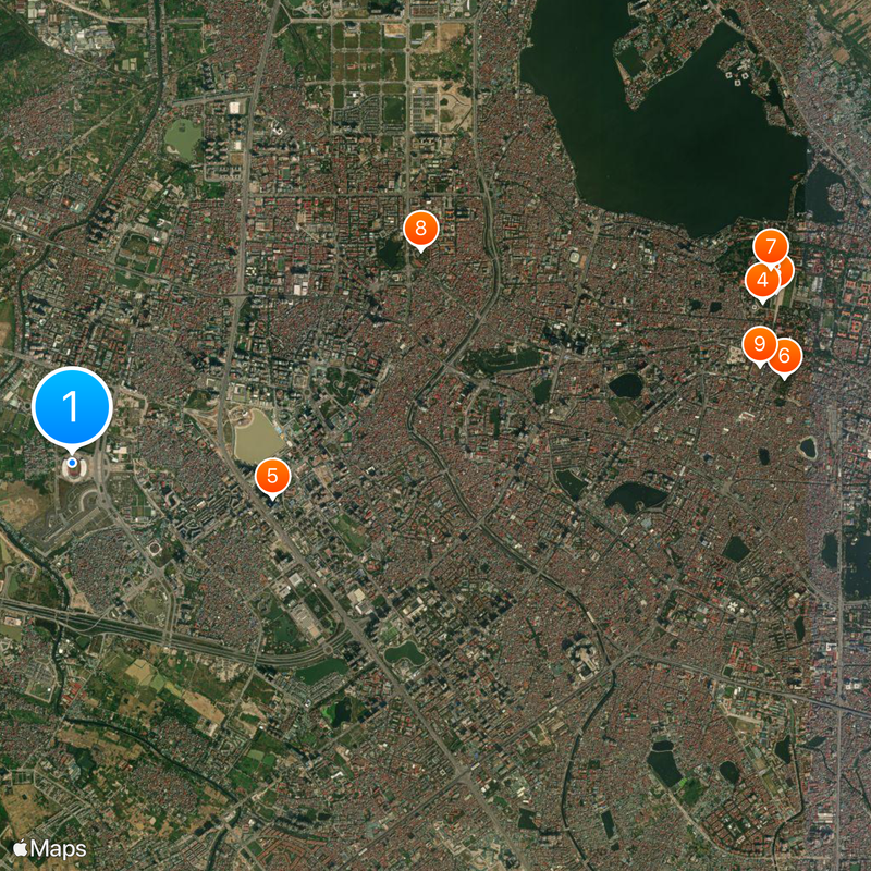 My Dinh National Stadium Mapa