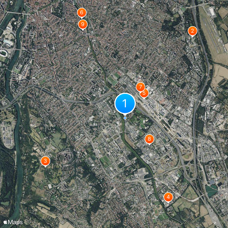 Institut Supérieur de l'Aéronautique et de l'Espace Map