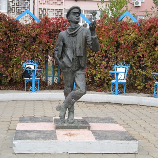 Ostap Bender statue in Elista