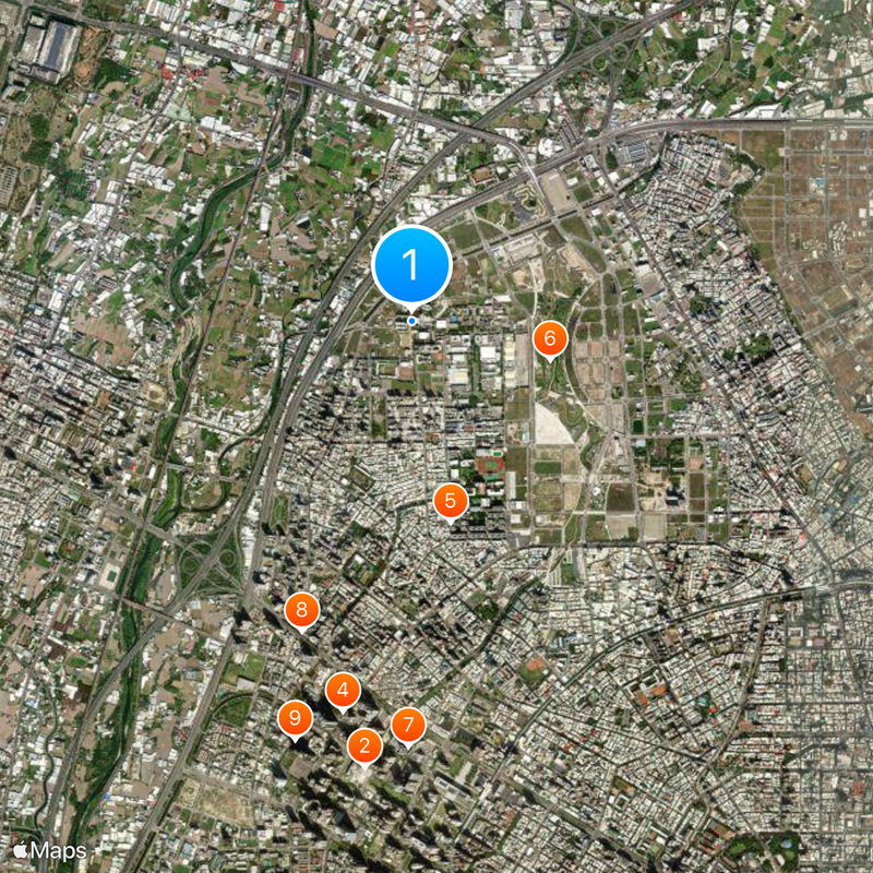 Overseas Chinese University Map