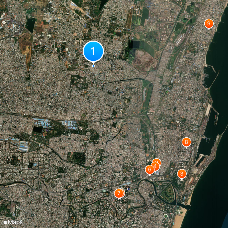 Kodungaiyur Map