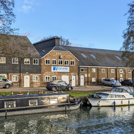 Maltings On East Bank Of River Lea 50 Metres South Of Bridge