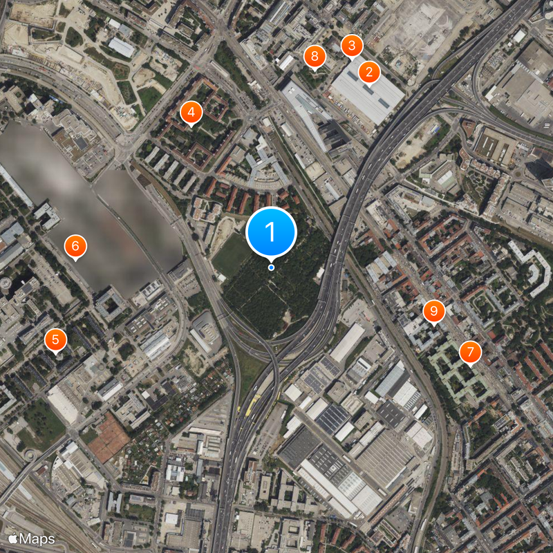 St. Marx Cemetery Map