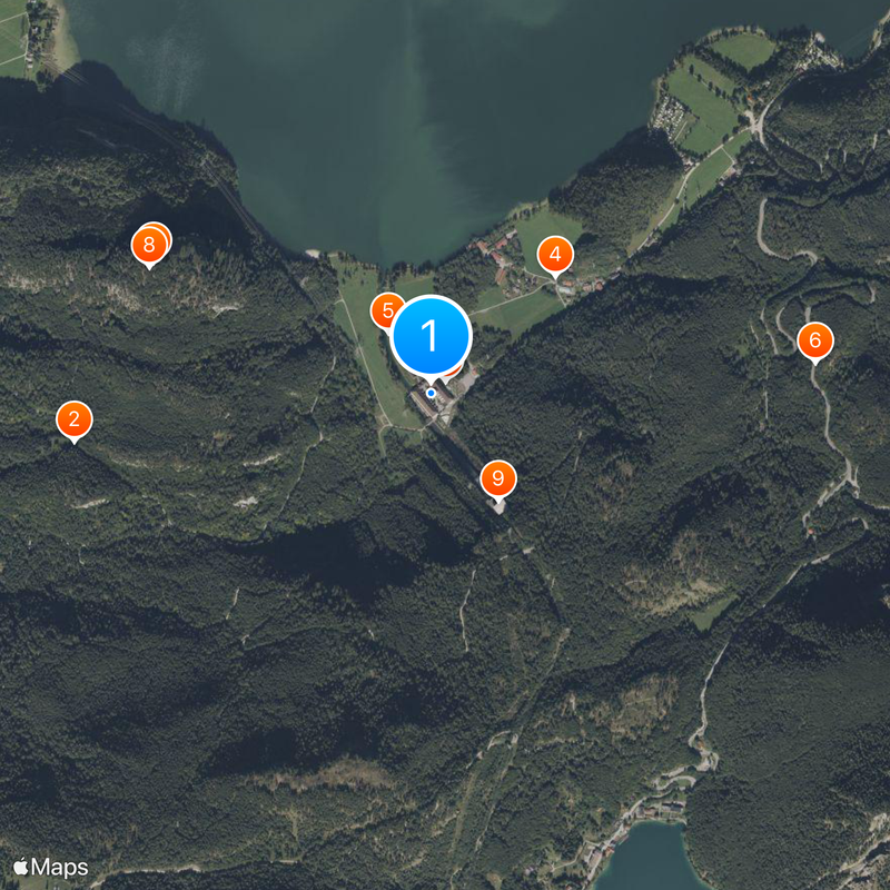 Walchensee Hydroelectric Power Station Mappa
