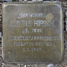 Stolperstein em memória de Ludwig Hirsch