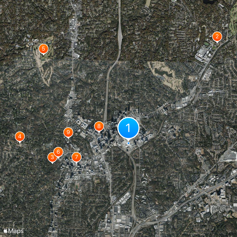 Lenox Square Map