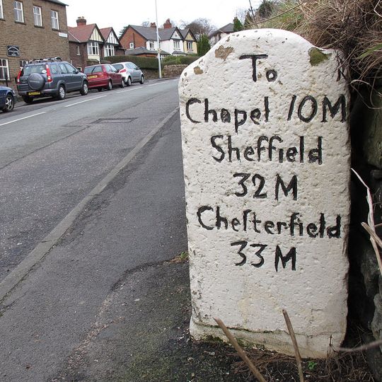 Milestone opposite Number 66