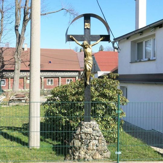 Kříž u domu Luční 10 v Rumburku