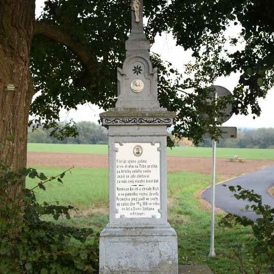 Wayside cross in Rybníky