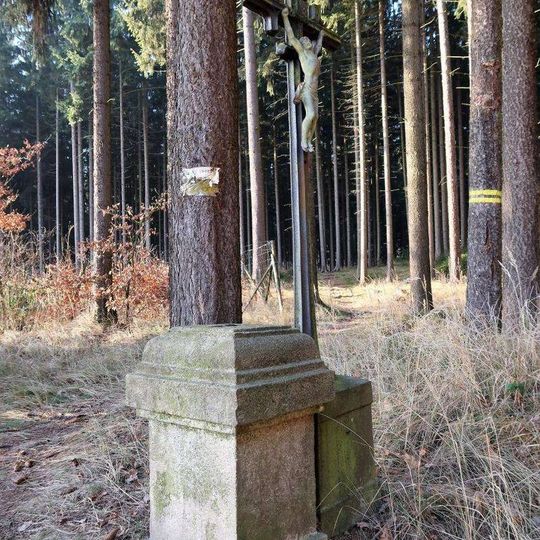 Kříž na okraji CHKO Brdy u Obecnice