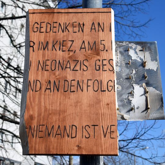 Gedenktafel für Ingo Binsch