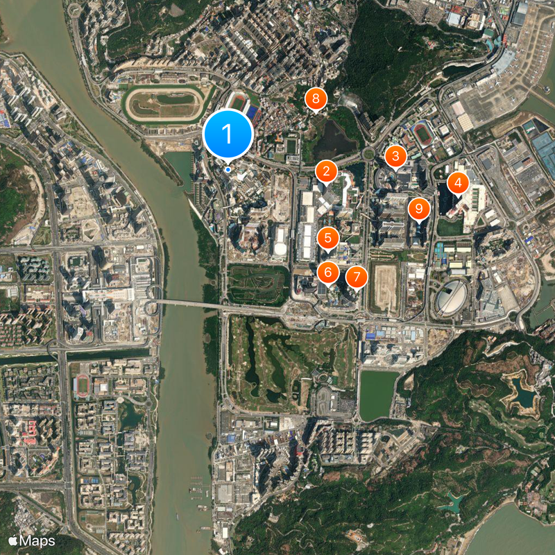 Galaxy Macau Map