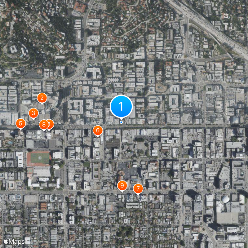Musso & Frank Grill Map