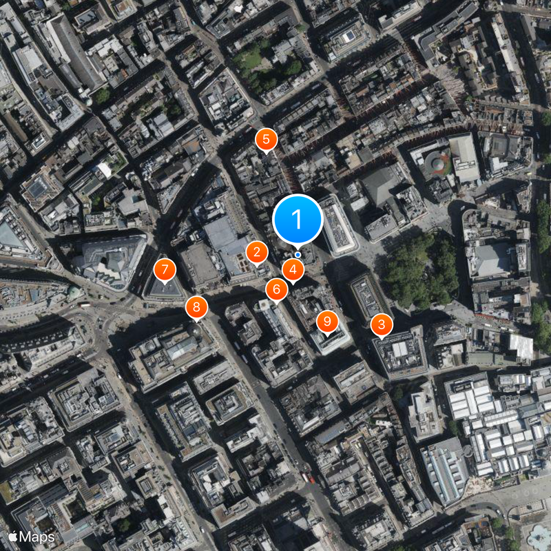 Café de Paris Map