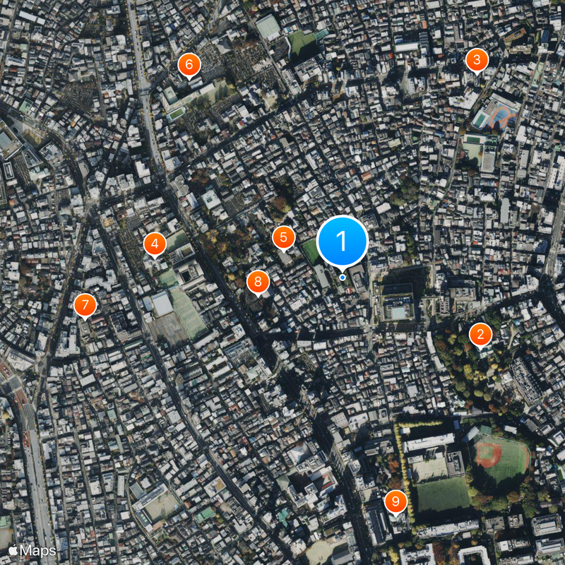 Collège-lycée Ikubunkan Map