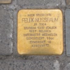 Stolperstein en memoria de Felix Nussbaum