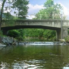 Most silnice II/481 přes Vsetínskou Bečvu ve Velkých Karlovicích