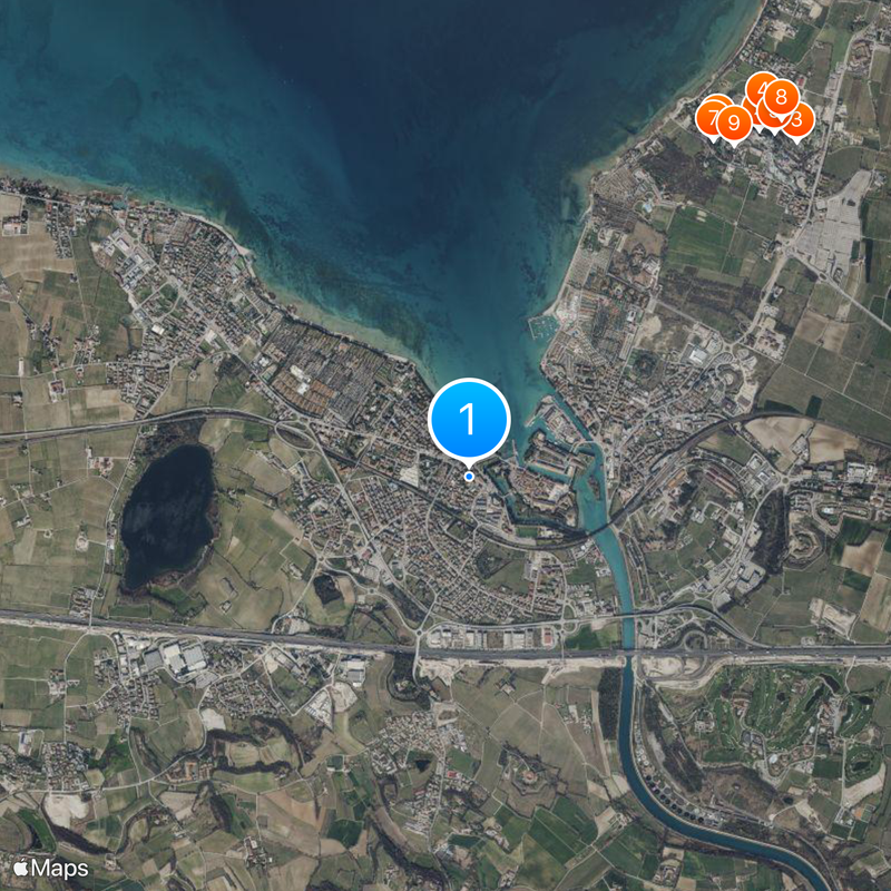 Peschiera del Garda Mapa