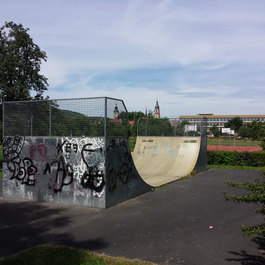 Halfpipe am Tauberstadion