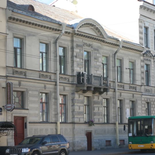 Доходный дом купца Н.И. Блинова. Дом, где в 1841-1844 гг. жил баснописец И.А. Крылов