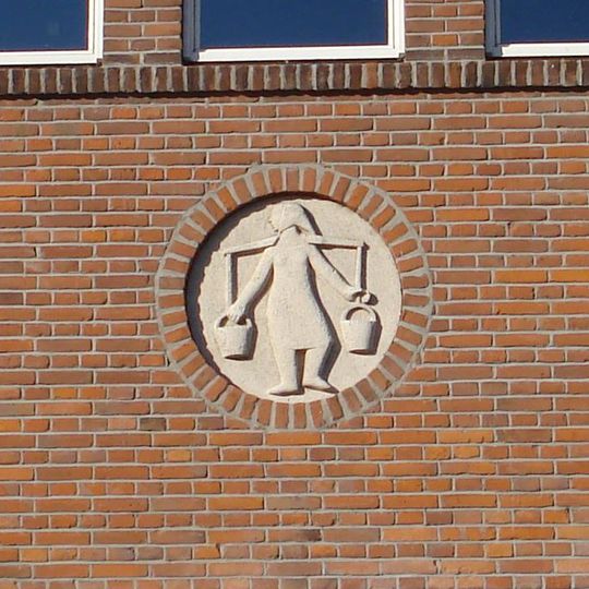 Melkmeisje, smid en boer