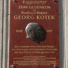 Gedenktafel für Georg Kotek