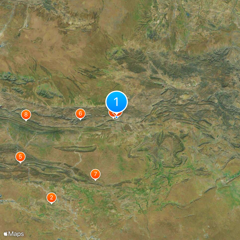 Central Australia Map