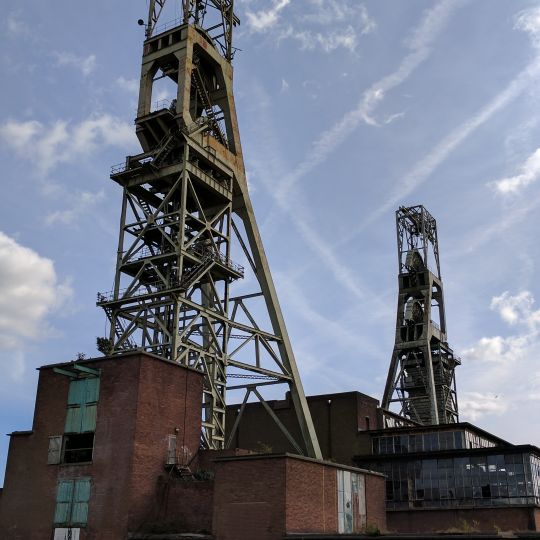 Headstocks And Powerhouse At The Site Of The Former Clipstone Colliery